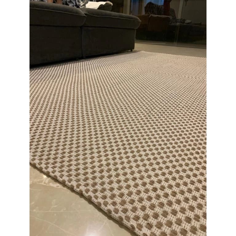 Tapete de Sala 100% algodão. Grosso e muito macio, pode ser lavado na máquina!