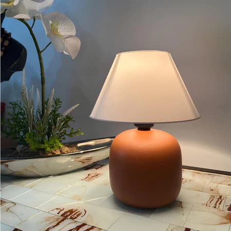Abajur Luminaria de Ceramica Porcelana