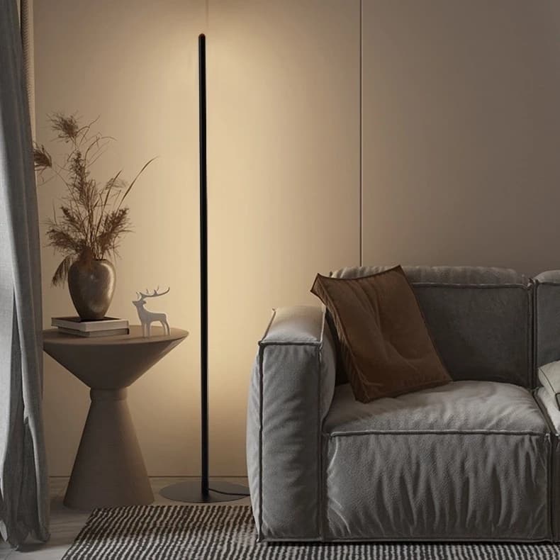 Luminária de chão led nórdica luz ambiente de canto