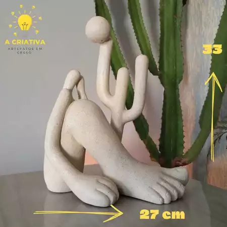 ESTATUA abaporu Escultura - Decoração em Gesso Tarsila do Amaral