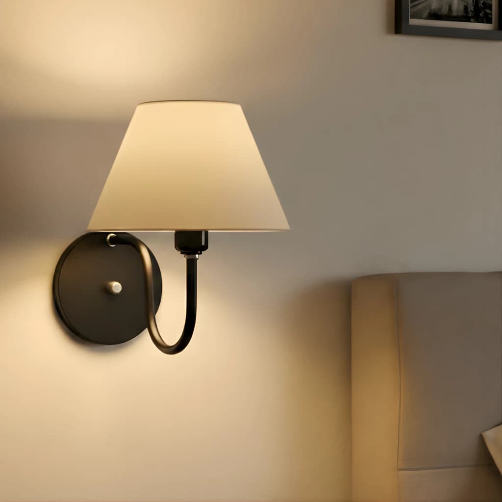 Abajur Arandela Vintage para Quarto Bivolt 110/220 Alumínio Americana Colonial