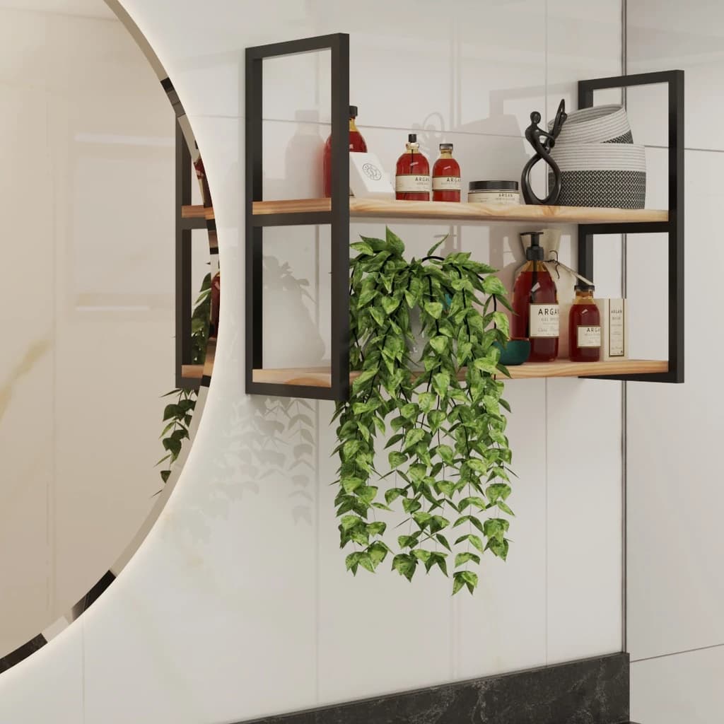 Prateleiras Decorativas Organizadora Suspensa Industrial