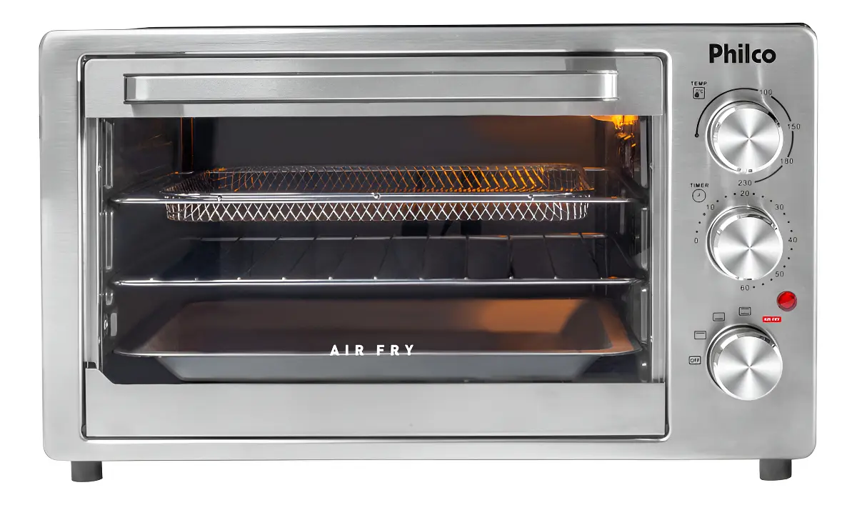 Forno Elétrico Philco Pfe40i Air Fryer 40l Cor Aço inox