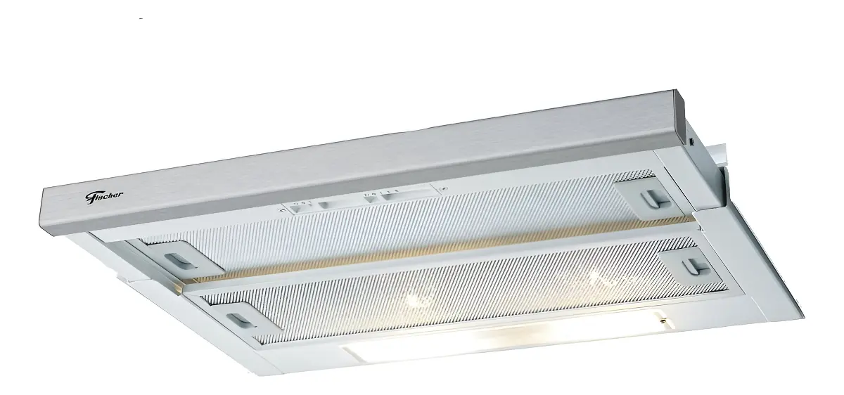 Depurador ou Exaustor de Embutir Fischer Slim 60 cm Frontal Inox