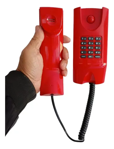 Interfone Telefone Para Apartamento Várias Cores Vermelho N/a