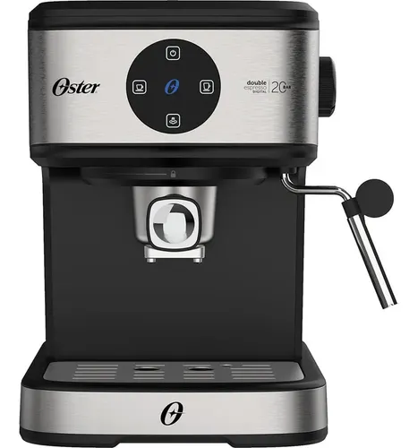Cafeteira Espresso Double Digital Oster Cor Aço escovado e Preto