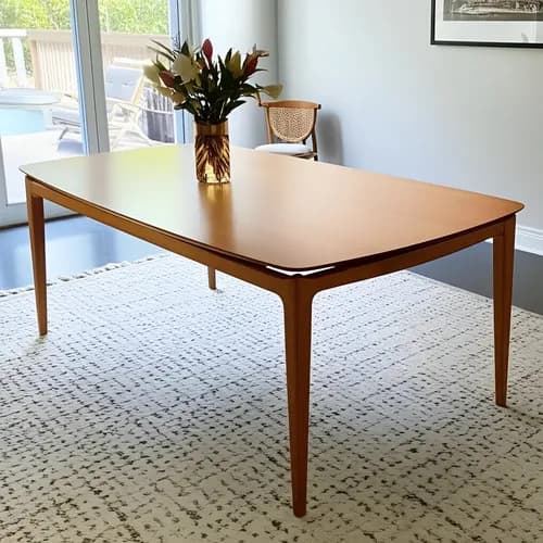 Mesa De Jantar 160cm 6 Lugares Madeira Maciça Savona