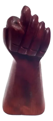 Figa De Madeira Brasileira 10cm Artesanato Souvenir Brasil Marrom