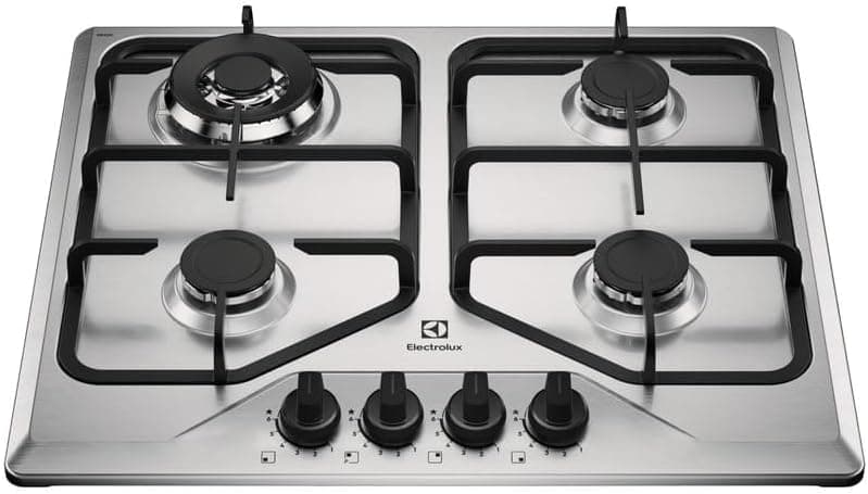 Electrolux Cooktop 4 Bocas a Gás Inox Experience Multi Chama e Grade Ferro Fundido (KE4XC) Bivolt